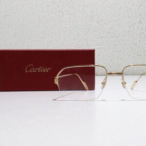 Cartier[CT0114O] Gold-Rimmed Eyeglasses